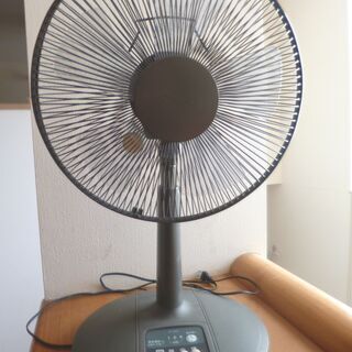 扇風機　グレー　タイマー付きの画像