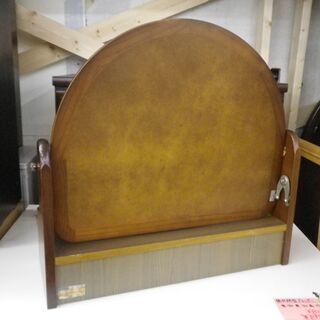 コイズミ 卓上ミラー 幅60,5×奥25×高59cm 木製 チェストミラー 置鏡 引き出し付き ミニ鏡台 化粧 家具 札幌 厚別店の画像