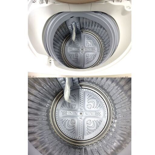 洗濯機 7.0kg 2016年製 シャープ ES-KS70R ホワイト/白色 全自動洗濯機 SHARP 幅565×奥行535×高さ898㎜ 家電 札幌市 清田区 平岡