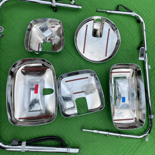 ⭐︎日野　17プロフィア⭐︎ メッキミラーステー&メッキカーバー一式