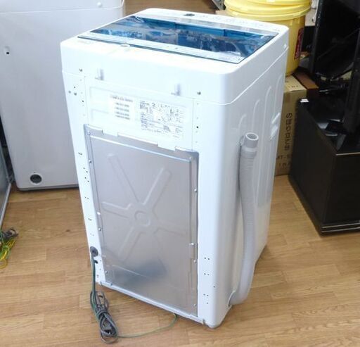 Haier 全自動洗濯機 5.5kg JW-C55A ホワイト/白色 2017年製 ハイアール 洗濯機 幅526×奥行500×高さ888㎜ 家電 札幌市 清田区 平岡