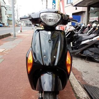 NO.3835　レッツ５　４サイクルエンジン　フューエルインジェクション　ブラック　☆彡の画像
