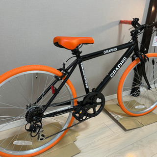 新品・未使用 クロスバイク 子供用自転車 24インチ シマノ製6段ギア GR-