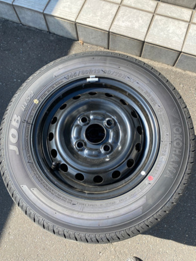ダイハツハイゼット新車外し　145/80R12 4本セット