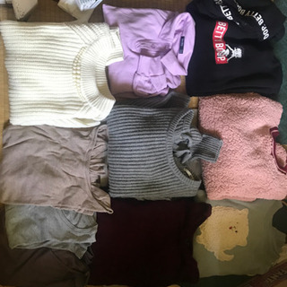 冬物衣料10着。