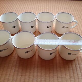 マグカップ8個セット(ホーロー)