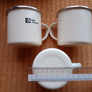 マグカップ8個セット(ホーロー)の画像