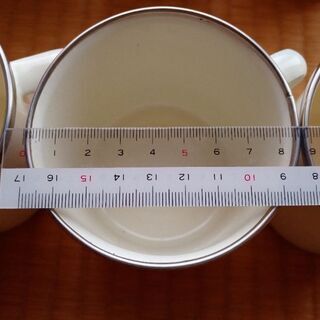 マグカップ8個セット(ホーロー)の画像