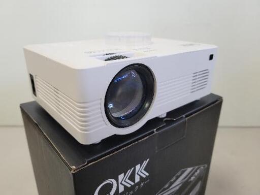 仙台市若林区若林～中古良品！QKK WiFiプロジェクター 4000LM【100スクリーンが付属】スマホ接続/1080PフルHD対応