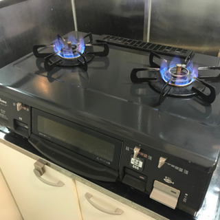 ガスコンロ　パロマ　Paloma IC-N900B-R 2口　魚...