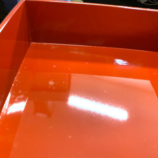 溜塗りのミニ重箱の画像