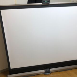 Canon LV-8320 KIC ケイアイシーKPR-80 プロジェクターとスクリーンのセットの画像