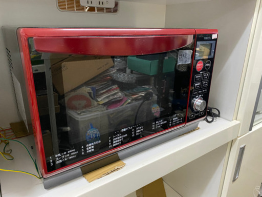 山善 YRK-F250SV-R 簡易スチームオーブンレンジ25L 中古　リサイクルショップ宮崎屋21.6.12