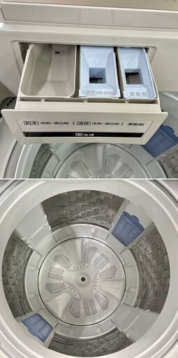 超美品【 Panasonic 】パナソニック 洗濯10.0㎏ 全自動洗濯機 子どもが付ける汚れなどもしっかり洗える「パワフル滝洗いコー