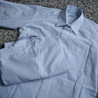 美品　学生　Ａ165サイズ半袖　スクールシャツ　男子　白Ｙシャツ...