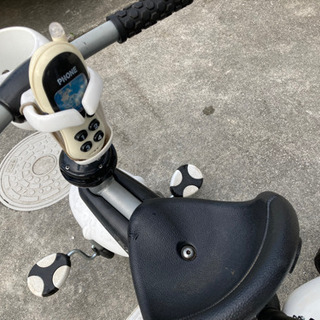 smart trike スマートトライク 三輪車 白 ホワイト 手押しの画像