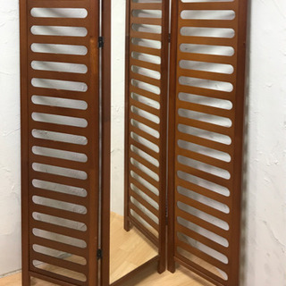 富士貿易　3枚衝立の様なミラー