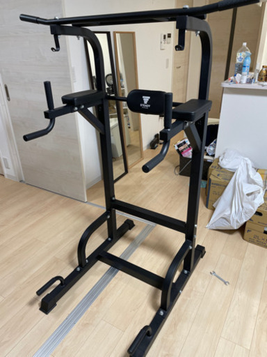 【】【商談成立】ぶら下がり健康器 懸垂マシン 改良バー 耐荷重150kg [メーカー1年保証] STEADY(ステディ) ST115  チンニングスタンド 懸垂器具 懸垂スタンド ディップススタンド トレーニング器具