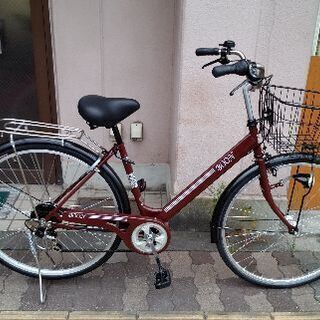 BOON 27吋ファッションサイクル 外装6段/LEDオート/ブラウン