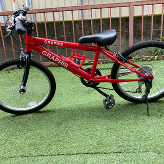 20インチ　自転車　シマノ　6段切替　クロスバイクの画像