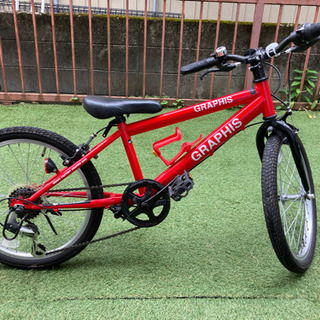20インチ　自転車　シマノ　6段切替　クロスバイクの画像