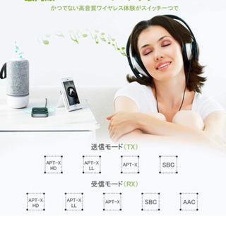 Bluetooth トランスミッター レシーバー 一台二役 の画像