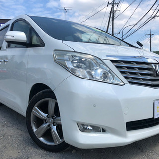 ★支払い総額55万円★ 今年度自動車税コミコミ！トヨタ　アルファード　240G 機関良好　7人　純正HDD フルセグ　両側Pスラ Bカメラ Pシートの画像