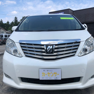 ★支払い総額55万円★ 今年度自動車税コミコミ！トヨタ　アルファード　240G 機関良好　7人　純正HDD フルセグ　両側Pスラ Bカメラ Pシートの画像