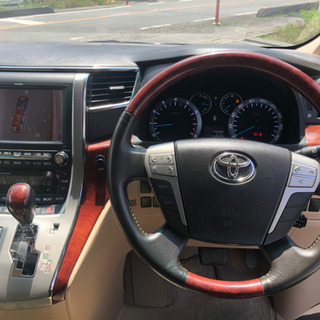 ★支払い総額55万円★ 今年度自動車税コミコミ！トヨタ　アルファード　240G 機関良好　7人　純正HDD フルセグ　両側Pスラ Bカメラ Pシートの画像
