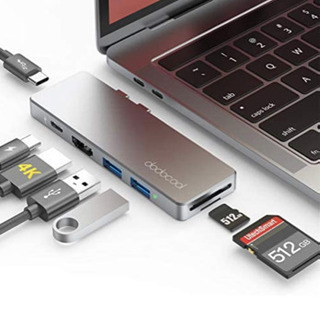 Macbook Pro ハブ 7 in 2 4K HDMI Th...