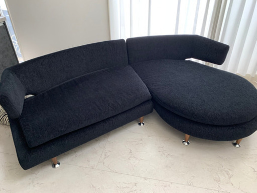 購入価格29万デザイナーズロングカウチソファ