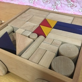 KAWAI カラー引き車つみきの画像