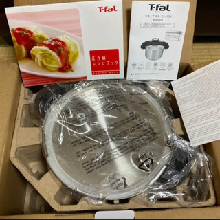 新品未使用【ガス•IH対応】T-fal両手圧力鍋の画像