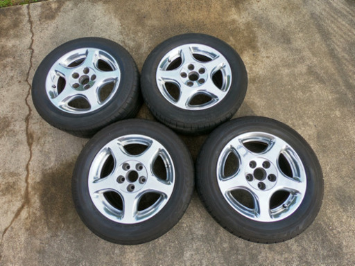 アリスト　純正メッキホイール　225/55 r16 Playz バリ山