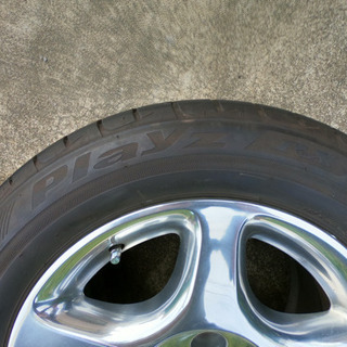 アリスト　純正メッキホイール　225/55 r16 Playz バリ山の画像
