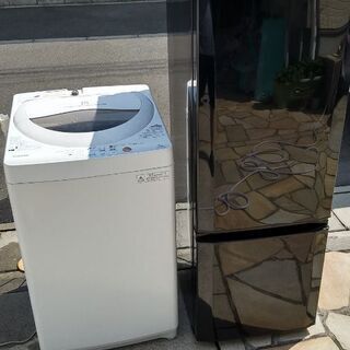 ☆★☆★洗濯槽も清掃済み♪三菱168L冷蔵庫とTOSHIBA5kg洗濯機★☆★☆