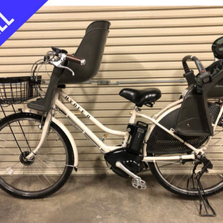 電動自転車☆ブリヂストン ハイディⅡ 限定カラー 3人乗 残キロSW☆