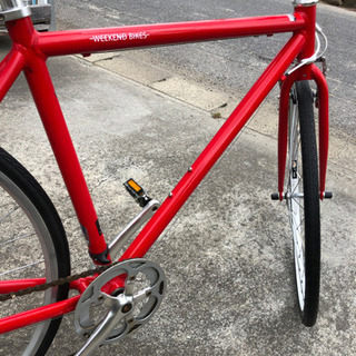 WEEKEND BIKES 赤タイヤサイズ28×15／8 7段変速 (MY BEST) 尾張一宮の