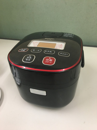 SHARP 炊飯器 ブラック　KS-K500 3合(0.54L)炊き2013年製