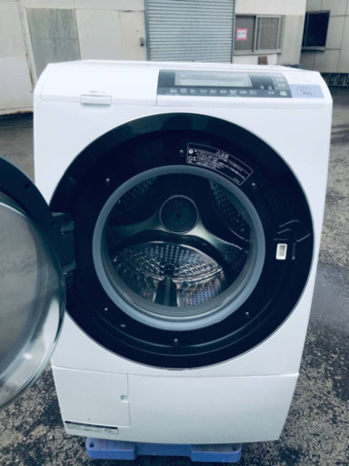 ④‼️ドラム式入荷‼️10.0kg‼️ ✨乾燥機能付き✨1043番 HITACHI✨日立電気洗濯乾燥機✨BD-S8700L‼️