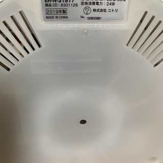 【美品】500円　ニトリの超音波は加湿器　アロマ機能付きの画像