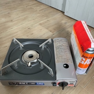 ★お値下げ★象印　ポータブルコンロ　500円！　べんりさん　カセットコンロ　交換用ガス3本付き！の画像