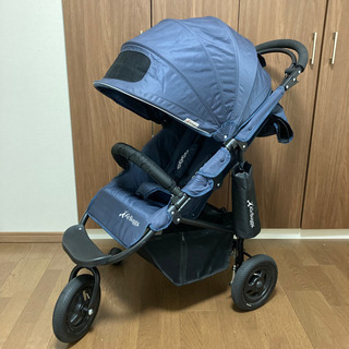 美品】AirBuggy COCO エアバギー ココ ブレーキ インディゴグレー