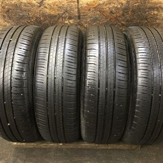 DUNLOP ENASAVE EC300+ 195/65R15 15インチ 夏タイヤ 4本 2020年製 プリウス ステップワゴン ウィッシュ アイシス等　(VTN447) クレジットカード QR決済可能