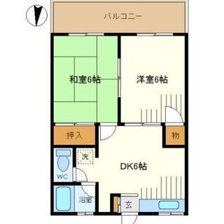 3045.秋津　家賃＋3万の頭金でOK【現金分割・水商売.カード払い・保証人なし全てOK!無職,他社物件要相談!生活保護不可】駅徒歩9分2DK南向き敷礼ゼロ駐車場フリーレント二人入居可ペット不可最上階バストイレ別室内洗濯置きルーフバルコニー≪分割賃貸ネット≫50726329001 k - 清瀬市