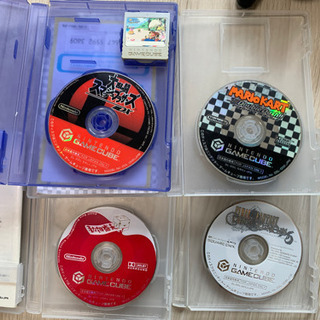 任天堂ゲームキューブ コントローラー ソフト セットの画像