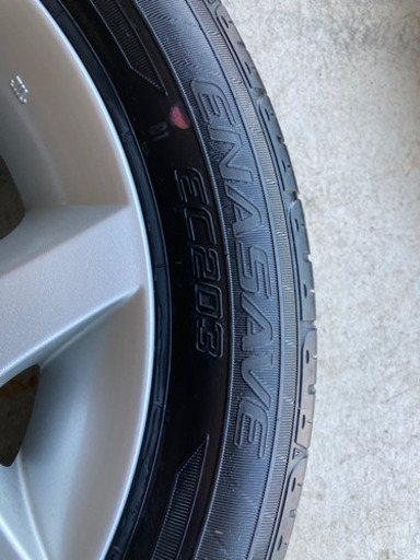 日産キューブ　純正アルミホイル&タイヤ4本セット