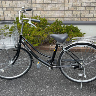自転車　ブラック　26インチ　ママチャリ