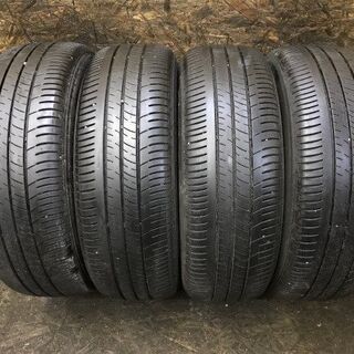 DUNLOP ENASAVE EC300+ 195/65R15 15インチ 夏タイヤ 4本 2016年製 プリウス ウィッシュ アイシス ノア等　(VTL409) クレジットカード QR決済可能