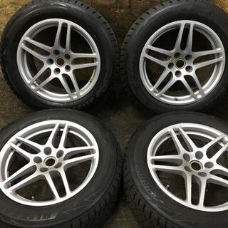 【BS BLIZZAK DM-V2 255/55R18 x2 235/60R18 x2】スタッドレス【ポルシェ マカン 純正ホイール 18インチ 8J/9J5HPCD112+21】　(MTK89) クレジットカード QR決済可能